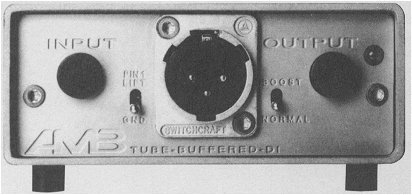AMB Tube-Buffered DI Front Panel