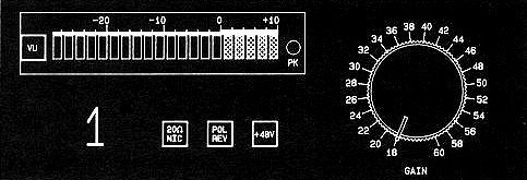 Jensen Twin Servo 990 Mic Preamp 2 Channel Detail